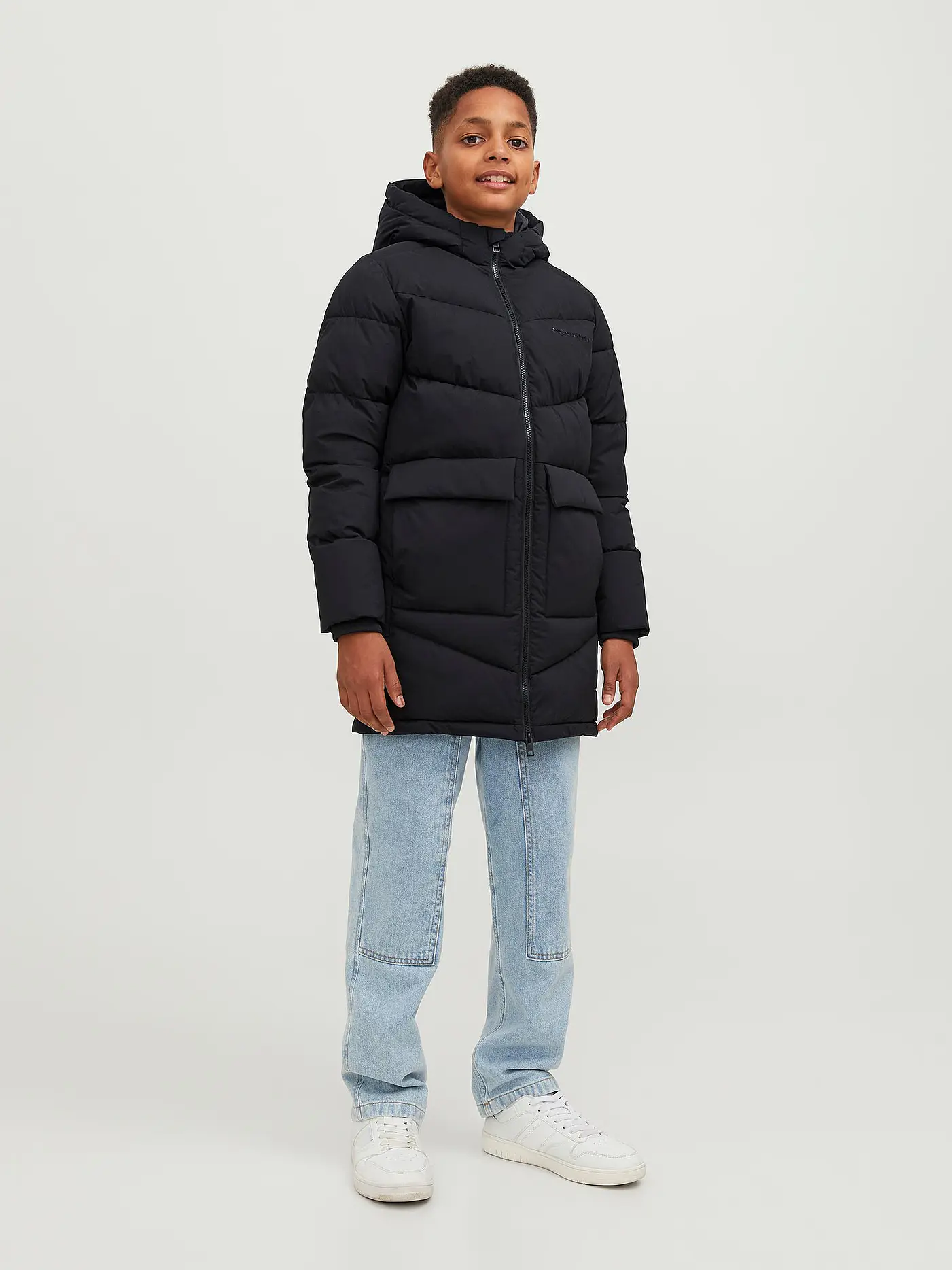 JACK & JONES | Jungen Parka  JORVESTERBRO | schwarz